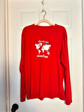 A4 Cooling Performance Long-Sleeve T-Shirt Red XL